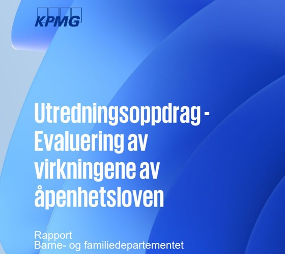 Forside av rapport