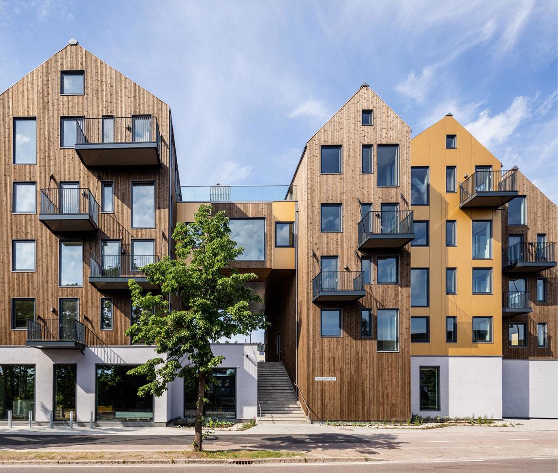 Bilde 11: Havegaten 1, Tønsberg. Utbygger: Pilares Eiendom AS. Arkitekt/landskapsarkitekt: Holar Ola Roald AS/Landskapskollektivet AS. Foto: Jonas Adolfsen og Pilares