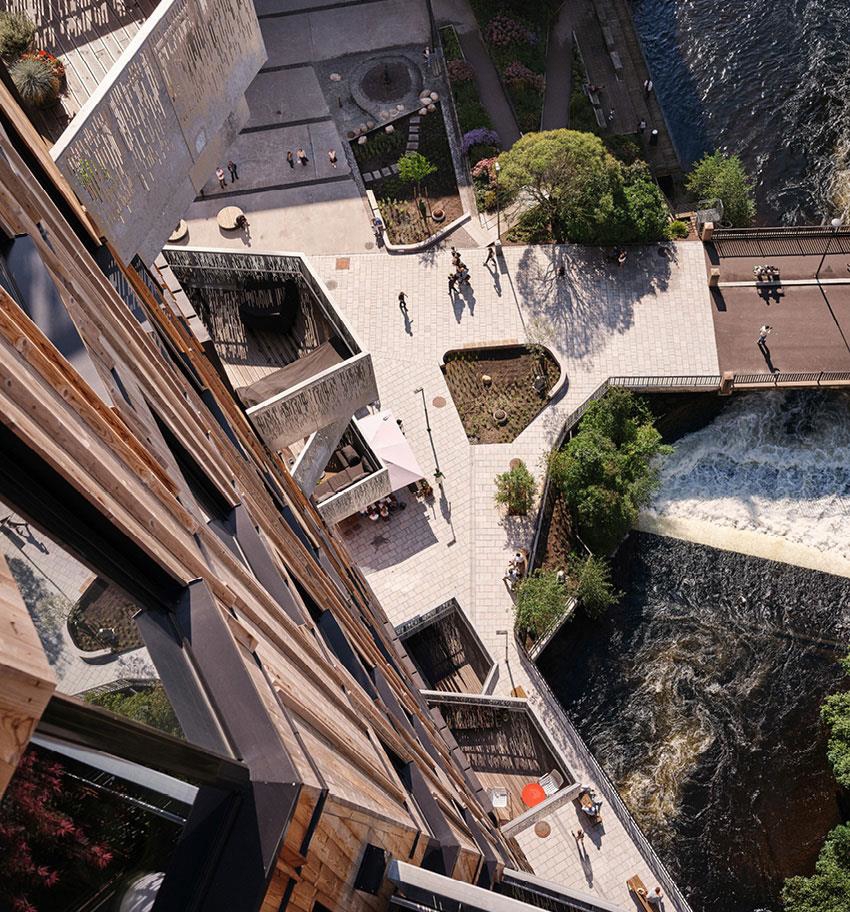 Bilde 24: Vertikal Nydalen, Oslo. Utbygger: Avantor AS. Arkitekt/landskapsarkitekt: Snøhetta AS/Lala Tøyen AS. Foto: Lars Petter Pettersen/Snøhetta