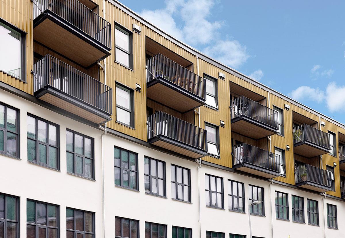 Bilde 25: Fabrikken 59, Bergen. Utbygger: BOB. Arkitekt: Vill Arkitektur AS. Foto: Stine Østby