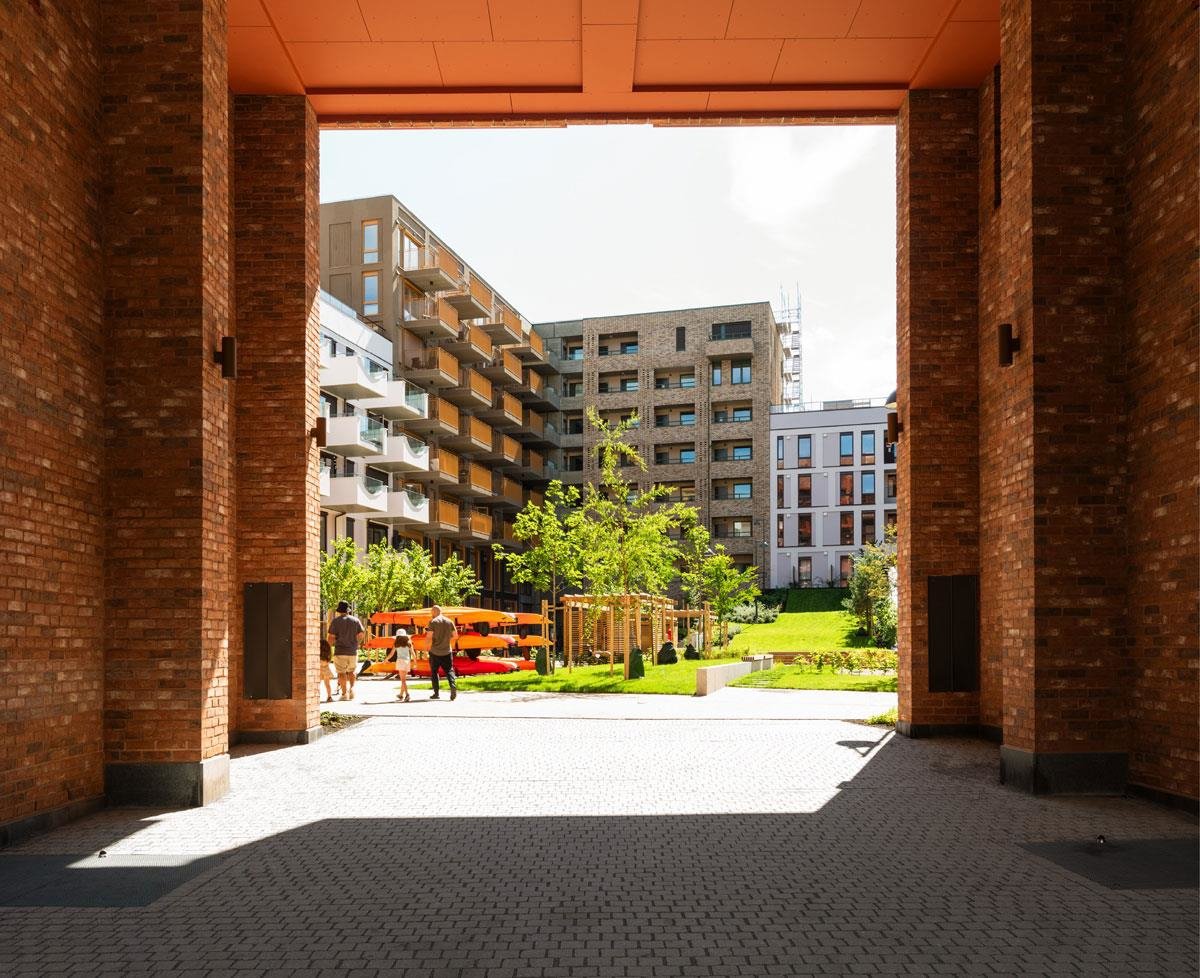 Photo of Clemenskvartalet, Oslo. Client: Oslo S Utvikling AS, Hav Eiendom AS. Architect/Landscape architect: Mad arkitekter AS/Grindaker AS. Photo: Damian Heinisch