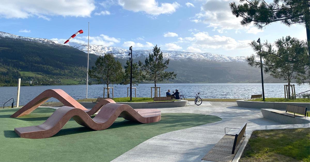 Photo of The Activity Park, Voss. Client: Voss municipality. Landscape architect: Østengen & Bergo AS. Photo: Kari Bergo