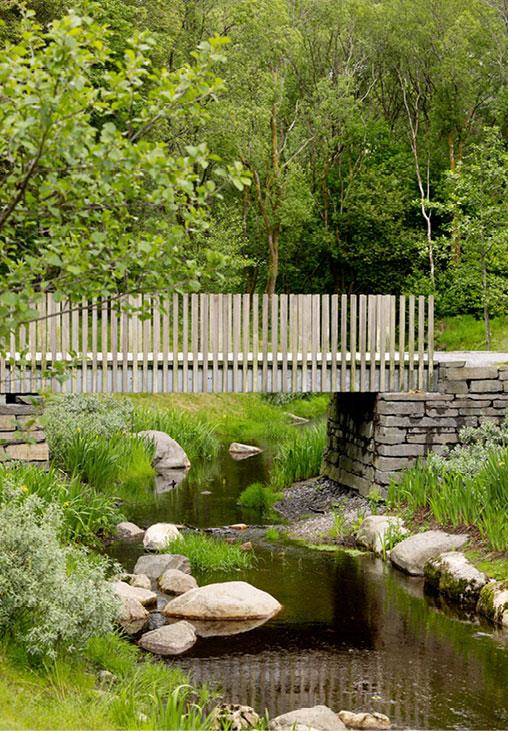 Photo of Lynghaugparken, Bergen. Client: Bergen municipality. Landscape architect: Norconsult AS and Curve Studio AS. Photo: Stine Østby