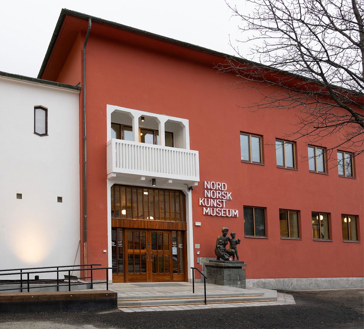 Photo of Northern Norwegian Art Museum, Bodø. Client: SNN-bygget AS. Architect/Landscape architect: Norconsult AS. Photo: Ernst Furuhatt