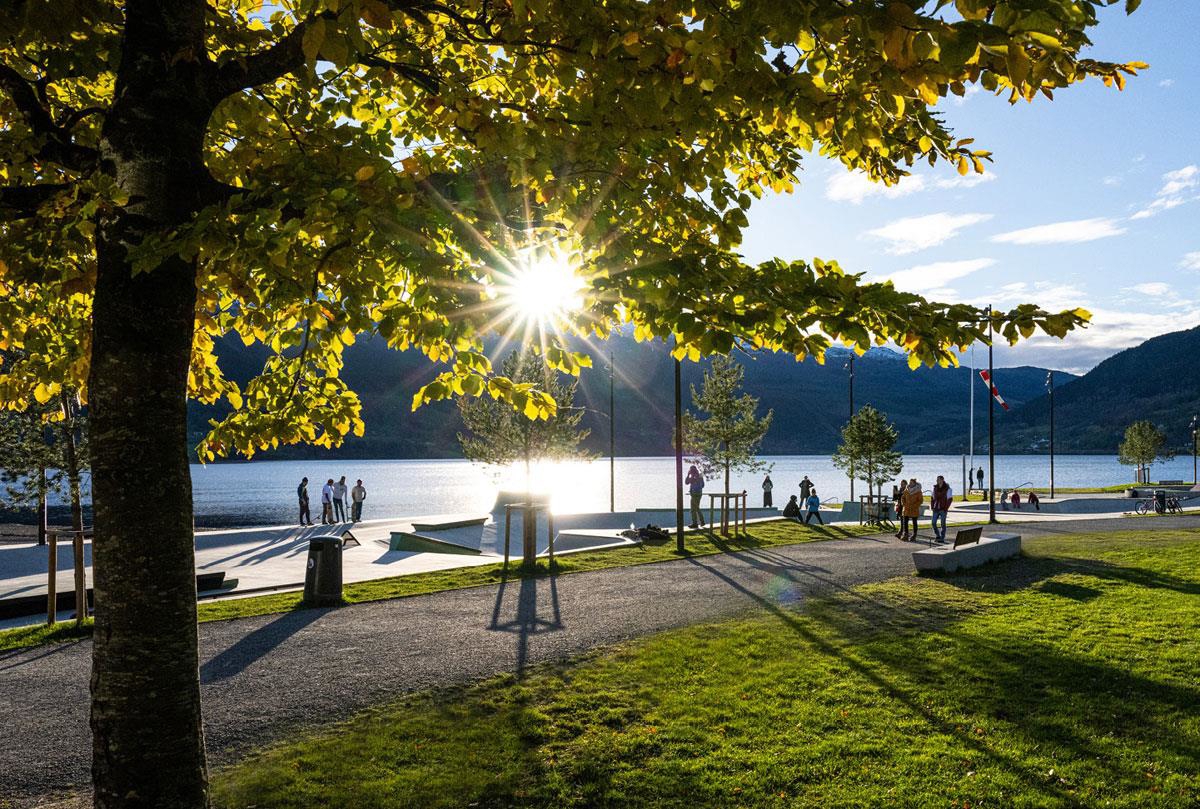 Photo of The Activity Park, Voss. Client: Voss municipality. Landscape architect: Østengen & Bergo AS. Photo: Gunnar Bergo