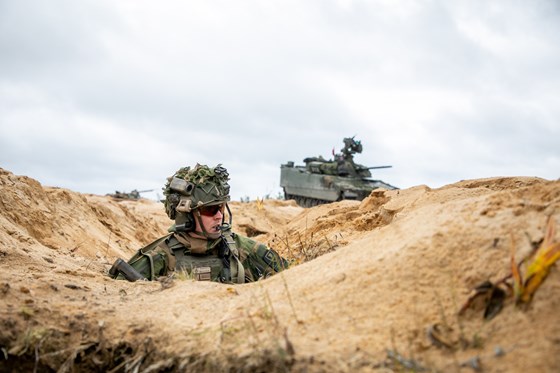 Norske soldater er i Litauen som del av NATOs eFP styrker. 