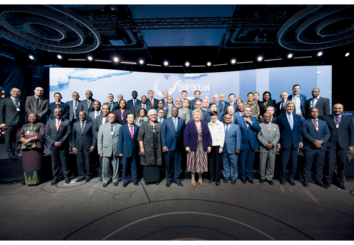 Figure 8.1 High-level participants at the 2019 Our Ocean conference.
