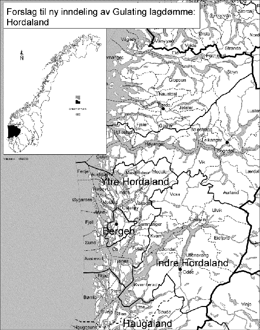 Figur  Forslag til ny inndeling