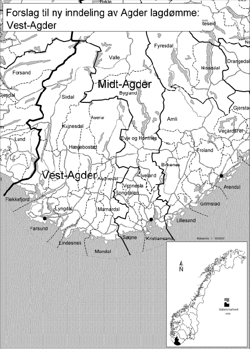 Figur  Forslag til ny inndeling