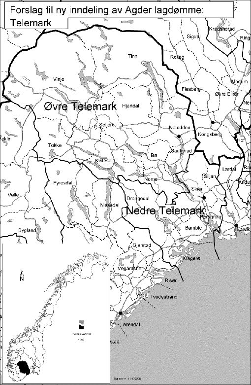 Figur  Forslag til ny inndeling