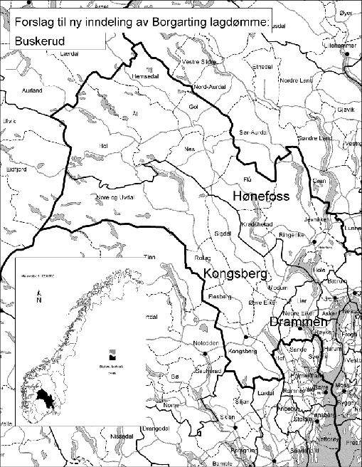 Figur  Forslag til ny inndeling
