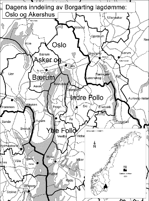 Figur  Dagens inndeling