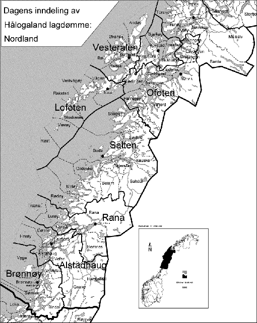 Figur  Dagens inndeling