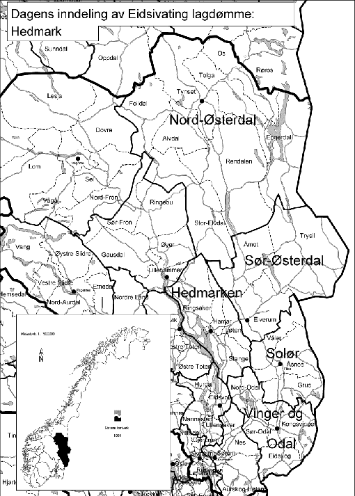 Figur  Dagens inndeling