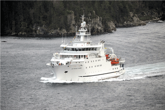 Figur 2.10 Det nye fartøyet FF Dr. Fridtjof Nansen
