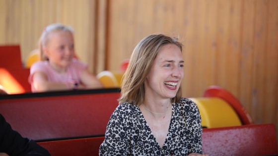 Næringsminister Iselin Nybø på Tusenfryd i 2020