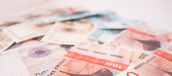Bilde av norske penger