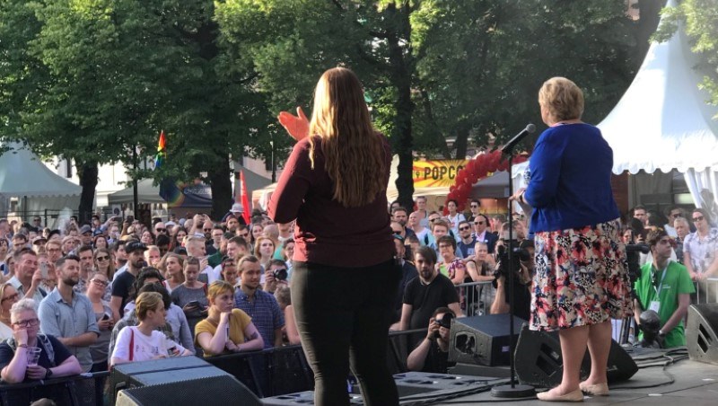 Åpningen av Pride Park 2018 i Oslo.