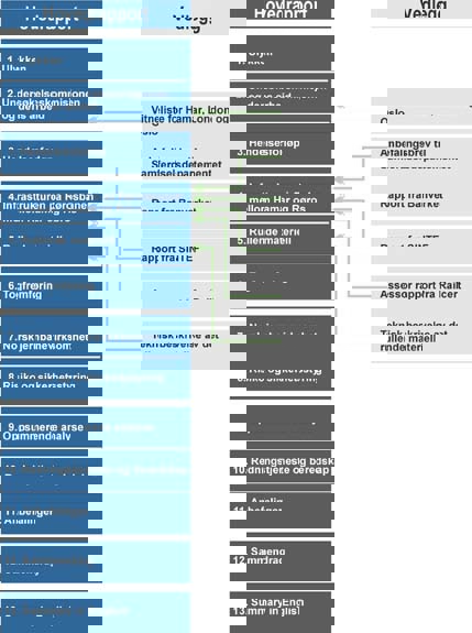 Figur 2.2 Rapportens oppbygging