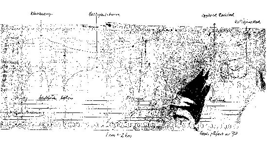 Figur 3.9 Papirrullen fra ferdskriveren til tog 2369