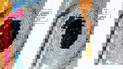 Figur 3.10 Restveiskiven til tog 2369. Kollisjonspunktet er avmerket