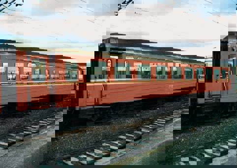 Figur 5.4 Vogn B3–2 25614. Samme type som vogn nr.
 3 og lignende vogn nr.2 av type B3