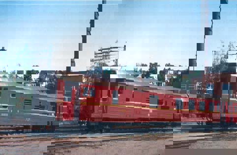 Figur 5.5 Vogn BF11- 21522 gikk 4. januar 2000 som vogn nr. 1
 i tog 2302