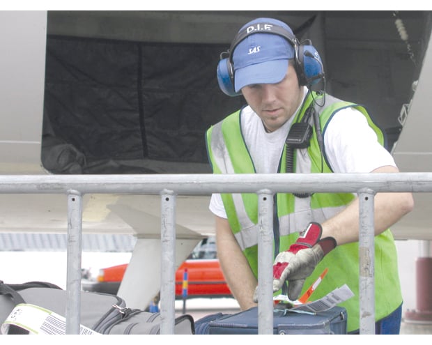 Figur 5.7 SAS AB – The photograph shows the ground service.