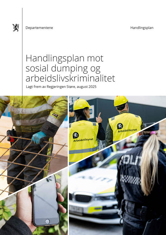 Forsidebilde til handlingsplan om sosial dumping og arbeidslivskriminalitet