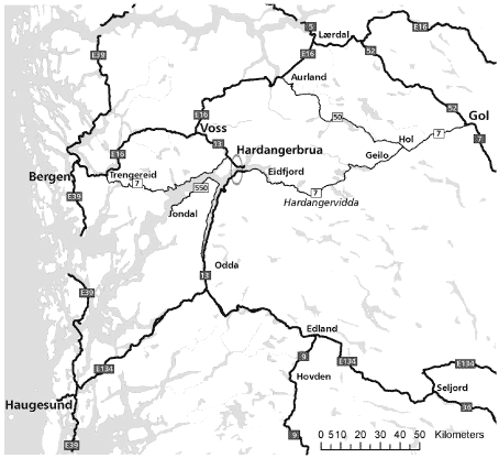 Figur 1.1 Oversiktskart