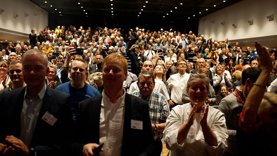 Publikum under Oste-VM 2018 i Bergen.