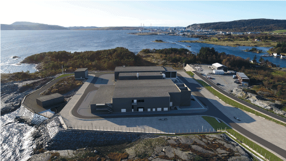 Figur 3.5 Illustrasjon av Haugsneset med omformerstasjonene