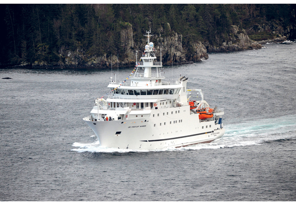 Figur 2.11 Det nye fartøyet F/F Dr. Fridtjof Nansen
