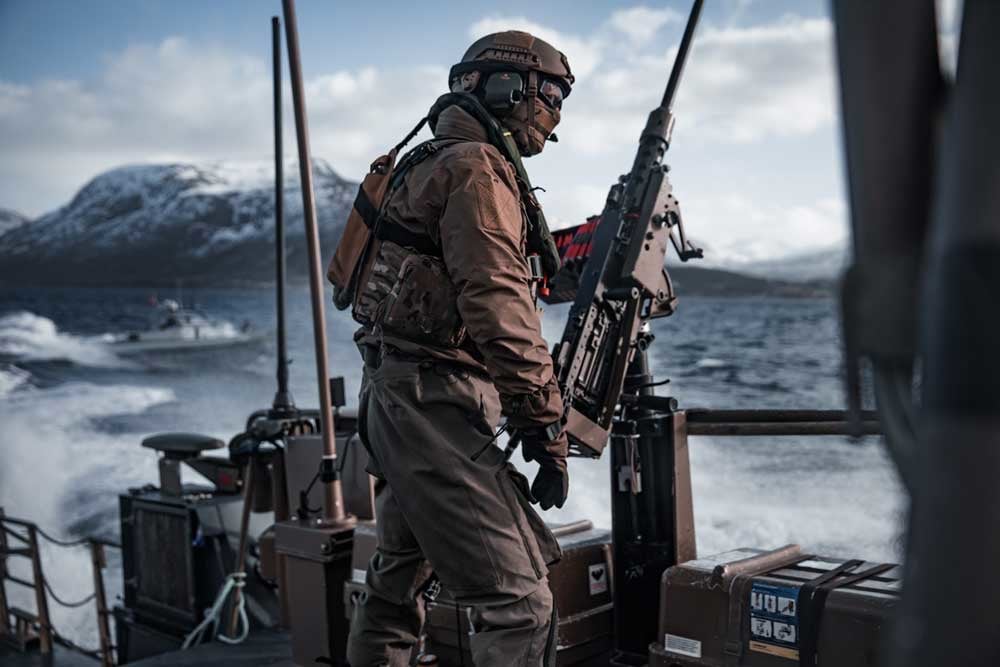 Figur 3.3 Kystjegerkommandoen under øvelse Cold Response 2022. 