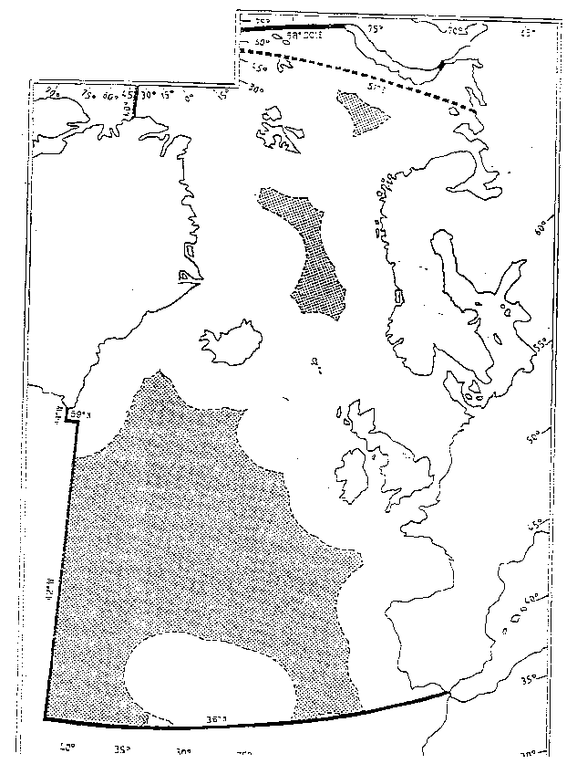 Figur 3.3 NEAFCs konvensjonsområde
