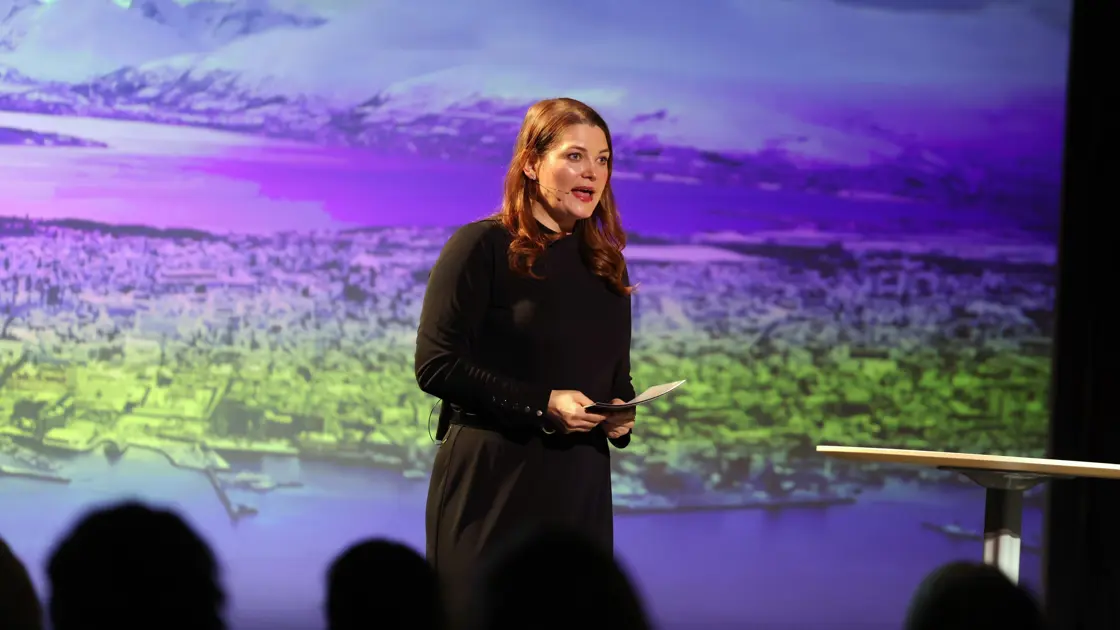 Næringsministeren holdt innlegg under konferansen