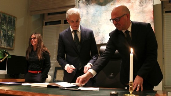 Statsminister Støre møtte Islands statsminister Katrín Jakobsdottir og Liechtensteins statsminister Daniel Risch