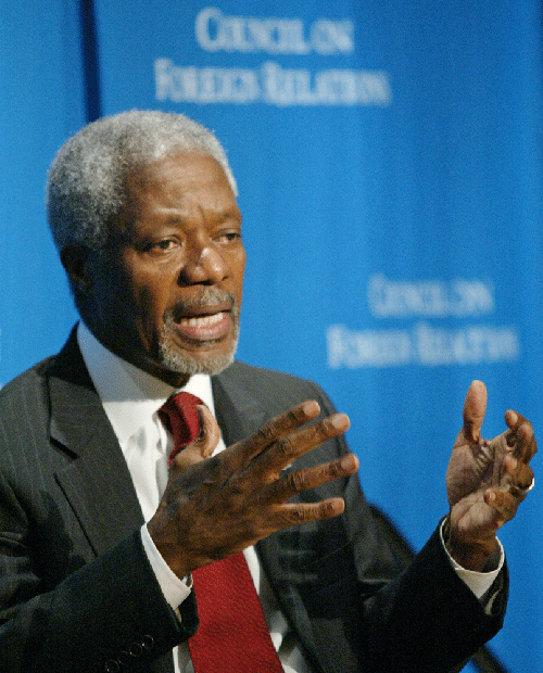 Figur 1.2 FNs generalsekretær Kofi Annan