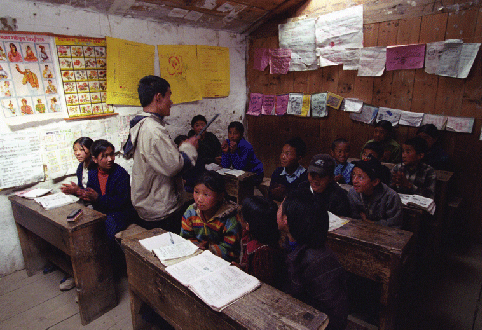 Figur 5.13 Klasserom i Nepal