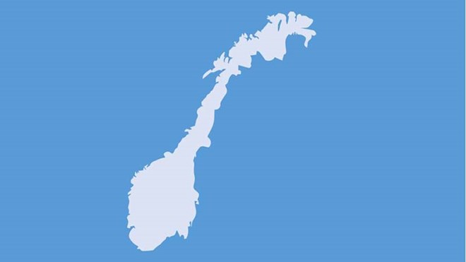 Ikon som viser norgeskartet