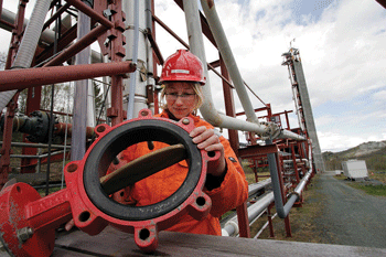 Figur 5.2 Fra flerfase-laboratoriet på Tiller utenfor Trondheim