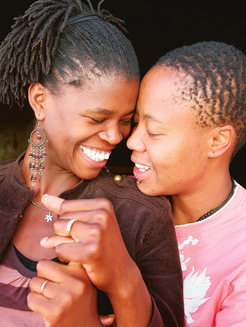 Figure 1.3 In 2006, South Africa’s Parliament ­passed
 the Civil Union Act, entitling same-sex couples to marry on an equal
 basis with heterosexuals.