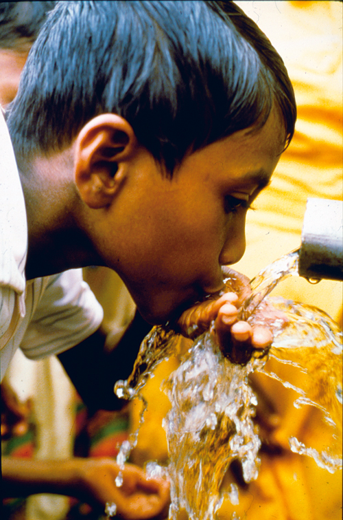 Figure 4.8 Clean water is in short supply in many developing countries