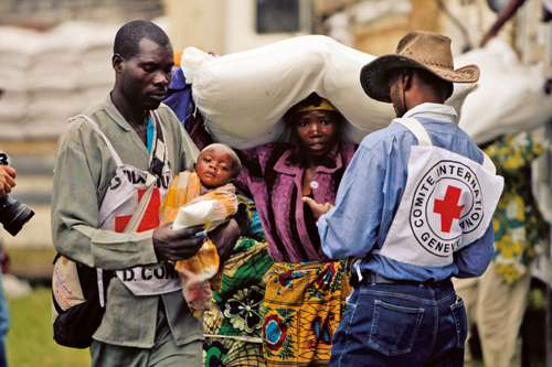 Figure 7.3 NGOs play an important role in crises