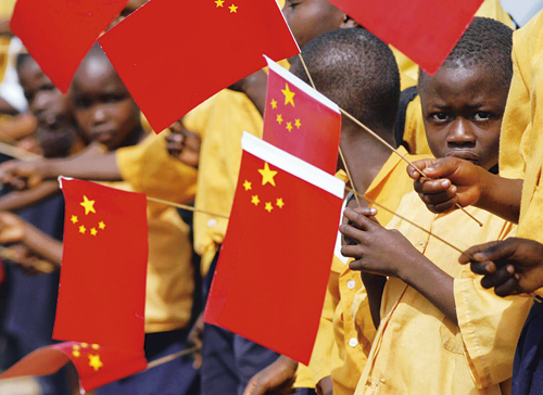 Figur 2.1 Kina spiller en stadig viktigere rolle som utviklingspartner
 i en rekke afrikanske land.