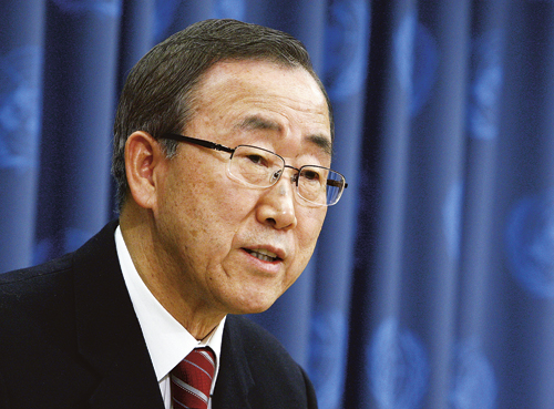Figur 4.1 FNs Generalsekretær Ban Ki-moon.