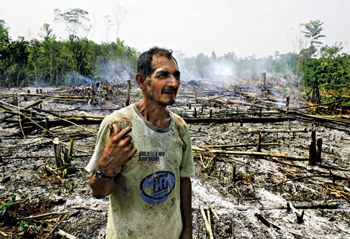 Figur 5.7 Amazonas rommer halvparten av verdens regnskog. Brasil er derfor
 en viktig samarbeidspartner i klimapolitikken.