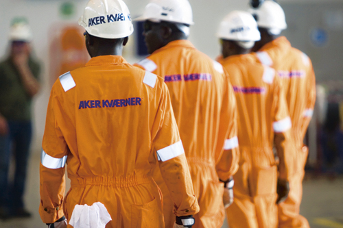 Figur 7.3 Angolas oljeressurser har sikret landet store utenlandske investeringer,
 blant annet fra norske selskaper.