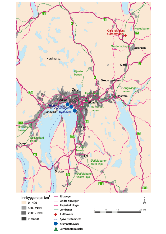 Figur 9.1 Oslo og Akershus