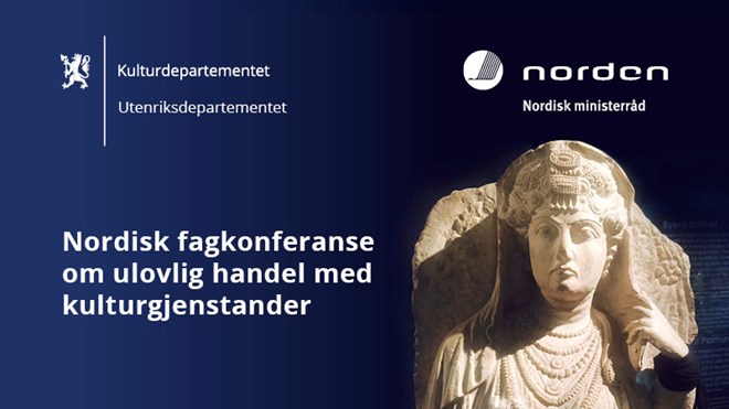 Banner for Nordisk fagkonferanse om ulovlig handel med kulturgjenstander